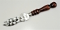 Preview: Grillmesser, Schaschlikmesser, Messer Holzgriff aus lackierter Buche mit Niete